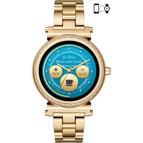 band size of michael kors mkt5021|Michael Kors Access Sofie Gold.